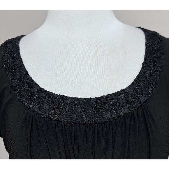 RM RICHARDS Women's 12 Black Sheath Dress Party Career Shift Sleeveless NWT - Picture 2 of 6